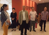 两岸交流发展基金会执行长李延生来基地考察交流